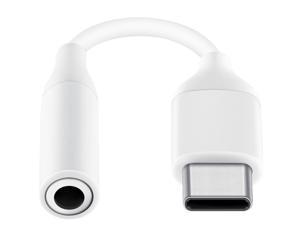 Samsung USB Type C to 3.5 mm Headphone Jack Adapter (EE-UC10J) Bulk Packaging - White