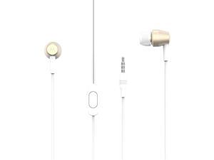 Motorola Pace 200 In-Ear Metal Rich HD Sound Headphones with Microphone - Gold Motorola Pace 200 In-Ear Metal Rich HD Sound Headphones with Microphone - Gold
