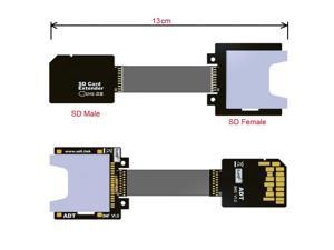 Cablecc SD Male Extender to SD Card Female Extension Cable Adapter Flexible SD/SDHC/SDXC UHS-III UHS-3
