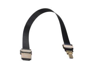 Xiwai CYFPV HDMI Male to Micro HDMI Male Extension FPC Flat Cable 1080P for FPV HDTV Multicopter Aerial Photography