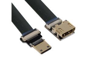 Chenyang CY CYFPV HDMI Female to Mini HDMI Male Extension FPC Flat Cable 1080P for FPV HDTV Multicopter Aerial Photography