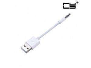 CHENYANG 35mm Male Audio AUX to USB 20 A Male adapter Charge Cable for Apple iPod Shuffle 4th Gen