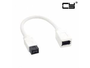 CHENYANG White IEEE 1394 6PIN Female to 1394b 9PIN male Firewire 400 TO 800 Cable 10cm CHENYANG White IEEE 1394 6PIN Female to 1394b 9PIN male Firewire 400 TO 800 Cable 10cm