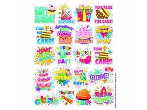 BIRTHDAY THEME STICKERS - Pack of 1 BIRTHDAY THEME STICKERS - Pack of 1