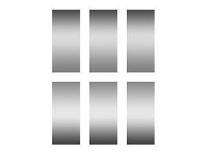 SCRATCH OFF STICKERS RECTANGLES - Pack of 1 SCRATCH OFF STICKERS RECTANGLES - Pack of 1