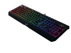Razer BlackWidow Chroma V2 - RGB Mechanical Gaming Keyboard - Ergonomic Wrist Rest - Linear & Silent Razer Yellow Switches