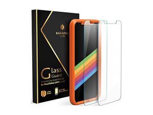 Anker KARAPAX iPhone X Screen Protector GlassGuard for iPhone X  10 2017 with DoubleDefence Technology and Tempered Glass 2 PACK