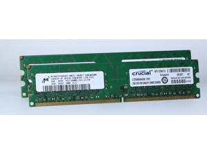 Crucial 4GB (2 x 2GB) 240-Pin DDR2 SDRAM DDR2 800 (PC2 6400) Dual Channel Kit Desktop Memory Model CT2KIT25664AA80E