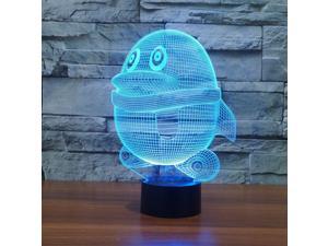 3D LED Night Light 16 Color Rugby Football Series Table Desk Lamp Kids Xmas Gift 