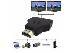 HDMI 1in2 Out 1080P HDMI Splitter Adapter Converter For PS4 Xbox HDTV Projector