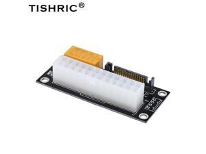 Cable Length: Power Module ATX 24Pin to Molex 4Pin Dual PSU Power Supply Sync Starter Extender Cable Card for BTC Miner Machine Occus 5PCS