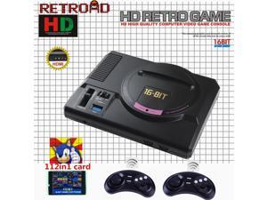 HDMI Video Game Console SEGA MEGADRIVE 1 Genesis 126in1 free games High definition HDMI TV Out with 2.4G wireless controller HDMI Video Game Console SEGA MEGADRIVE 1 Genesis 126in1 free games High definition HDMI TV Out with 2.4G wireless controller