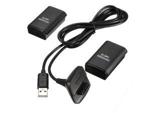 2Pcs Batteries+Charging Cable For Xbox 360 Battery Wireless/ Wired Controller Bateria Rechargeable 4800mah Battery Pack 2Pcs Batteries+Charging Cable For Xbox 360 Battery Wireless/ Wired Controller Bateria Rechargeable 4800mah Battery Pack