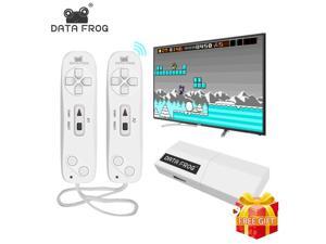 Data Frog USB Wireless Handheld TV Video Game Console Build In 620 Classic 8 Bit Game mini Console Dual Gamepad AV Output Data Frog USB Wireless Handheld TV Video Game Console Build In 620 Classic 8 Bit Game mini Console Dual Gamepad AV Output