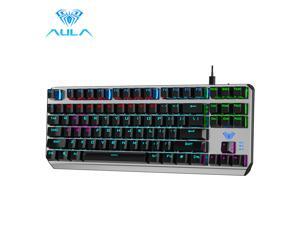 F3087 Gaming Mechanical Keyboard 87 Keys Anti-Ghosting Backlit Keyboard Blue Switch with Type C Cable for Tablet Desktop F3087 Gaming Mechanical Keyboard 87 Keys Anti-Ghosting Backlit Keyboard Blue Switch with Type C Cable for Tablet Desktop