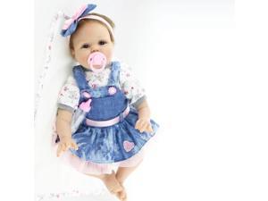 22 Realistic Reborn Baby Doll Girl Real Lifelike Silicone Vinyl Newborn Gift US