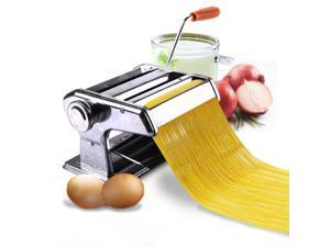 150mm 6" Pasta Maker & Roller Machine Noodle Spaghetti Maker Dual-Blade Silver 150mm 6" Pasta Maker & Roller Machine Noodle Spaghetti Maker Dual-Blade Silver