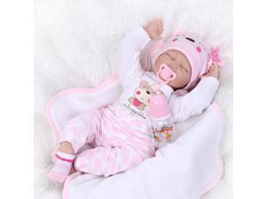 Real Looking Soft Solid Silicone Lifelike Baby Doll Girl Preemie Gifts Handmade