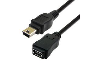 2pcs USB 2.0 Hi speed Mini USB 5Pin Male to Female extension adapter cable 1.5m 2pcs USB 2.0 Hi speed Mini USB 5Pin Male to Female extension adapter cable 1.5m