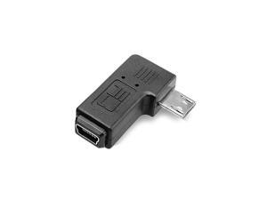 2pcs 90 Degree Right Angled Micro USB 2.0 5Pin Male to Mini USB Female Adapter 2pcs 90 Degree Right Angled Micro USB 2.0 5Pin Male to Mini USB Female Adapter