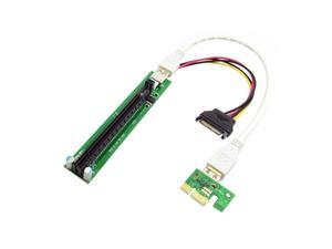 PCI-E 1x to 16x Mining Machine Enhanced Extender Riser Adapter with USB PCI-E 1x to 16x Mining Machine Enhanced Extender Riser Adapter with USB