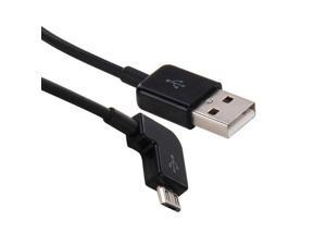 100cm Left Angled 90 Degree Micro USB to USB Data Charge Cable for Phone Black 100cm Left Angled 90 Degree Micro USB to USB Data Charge Cable for Phone Black