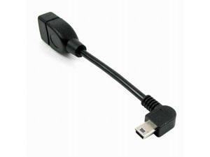 2pcs USB2.0 A Female to Mini USB-B 5Pin Male right Angled 90 degree OTG cable 2pcs USB2.0 A Female to Mini USB-B 5Pin Male right Angled 90 degree OTG cable