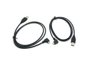 2pcs USB 2.0 Male to Micro USB Left & Right Angled Cable 1m for Phone Tablet 2pcs USB 2.0 Male to Micro USB Left & Right Angled Cable 1m for Phone Tablet