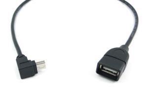 2pcs Mini USB B 5Pin Male Up Angled 90 degree to USB Female OTG cable 0.5m 2pcs Mini USB B 5Pin Male Up Angled 90 degree to USB Female OTG cable 0.5m