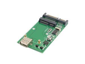 Combo mSATA Solid State Disk SSD to SATA 22p & USB 2.0 Hard Disk Case Enclosure Combo mSATA Solid State Disk SSD to SATA 22p & USB 2.0 Hard Disk Case Enclosure