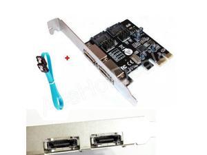 PCI-E Express SATA3 SATA3.0 6Gb/s eSATA SATA III Card w/ SATA3.0 Data Cable PCI-E Express SATA3 SATA3.0 6Gb/s eSATA SATA III Card w/ SATA3.0 Data Cable