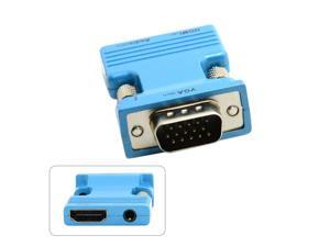 HDMI Female to VGA Male & Audio Output Adapter for Macbook Projector Monitor HDMI Female to VGA Male & Audio Output Adapter for Macbook Projector Monitor