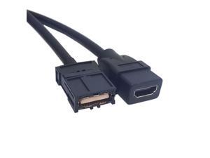 High Speed HDMI 1.4 Type E Male to Type A Female Video Audio Cable Automotive High Speed HDMI 1.4 Type E Male to Type A Female Video Audio Cable Automotive