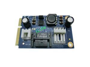 mSATA to 7pin SATA Adapter with Power connector Card mSATA to 7pin SATA Adapter with Power connector Card