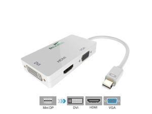 Mini DisplayPort DP Thunderbolt to DVI VGA HDMI 1080P Cable Adapter for Apple Mini DisplayPort DP Thunderbolt to DVI VGA HDMI 1080P Cable Adapter for Apple