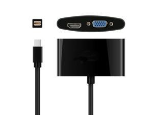 Mini Display Port DP Thunderbolt to HDMI VGA Adapter Cable For MacBook Air Pro Mini Display Port DP Thunderbolt to HDMI VGA Adapter Cable For MacBook Air Pro