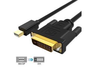 6FT MINI (DP) DISPLAY PORT/THUNDERBOLT to DVI CABLE CONVERTOR ADAPTER FOR MAC/PC 6FT MINI (DP) DISPLAY PORT/THUNDERBOLT to DVI CABLE CONVERTOR ADAPTER FOR MAC/PC
