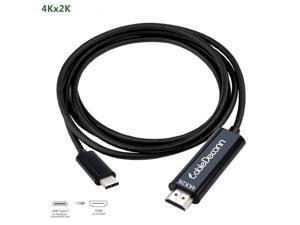 USB-C Type C USB 3.1 to HDMI 4K HDTV Adapter Cable for Laptop Black 1.8m USB-C Type C USB 3.1 to HDMI 4K HDTV Adapter Cable for Laptop Black 1.8m