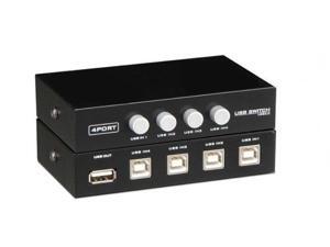 4 Ports USB 2.0 Sharing Switch Switcher Adapter Box For PC Scanner Printer 4 Ports USB 2.0 Sharing Switch Switcher Adapter Box For PC Scanner Printer