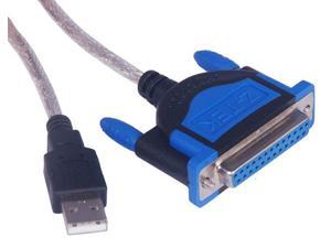 USB 2.0 to DB25 Female Port Print Converter Cable Cord LPT ZE396A USB 2.0 to DB25 Female Port Print Converter Cable Cord LPT ZE396A