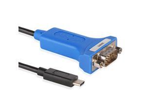 Type-C to Serial Cable Adapter USB2.0 to DB9 RS232 COM Converter 20cm Type-C to Serial Cable Adapter USB2.0 to DB9 RS232 COM Converter 20cm