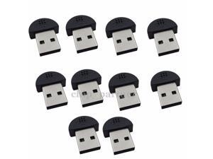 10PCS Mini USB Microphone for Computer Karaoke Online Chatting Sound Recording 10PCS Mini USB Microphone for Computer Karaoke Online Chatting Sound Recording