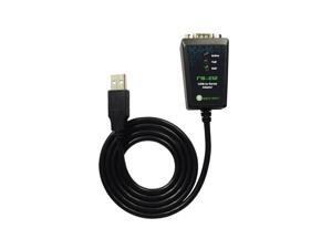 USB 2.0 to Serial RS-232 DB9 9Pin Adapter Converter Cable FTDI Chipset Length 1M USB 2.0 to Serial RS-232 DB9 9Pin Adapter Converter Cable FTDI Chipset Length 1M