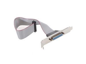 Motherboard DB25 1 Port Serial Parallel PCI Slot Header Cable Bracket LPT 25PIN Motherboard DB25 1 Port Serial Parallel PCI Slot Header Cable Bracket LPT 25PIN