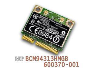HP Broadcom BCM94313HMGB Wireless 802.11n wifi Bluetooth 600370-001 PCI-e Card HP Broadcom BCM94313HMGB Wireless 802.11n wifi Bluetooth 600370-001 PCI-e Card