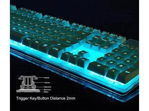 Ajazz Crystal Soldier AK6 Illuminated Usb Gaming Keyboard with 7 Color Backlight Ajazz Crystal Soldier AK6 Illuminated Usb Gaming Keyboard with 7 Color Backlight
