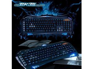 SUNT GK35 Blu-Ray Waterproof BLUE LED Backlight Usb Wired Game Gaming Keyboard SUNT GK35 Blu-Ray Waterproof BLUE LED Backlight Usb Wired Game Gaming Keyboard