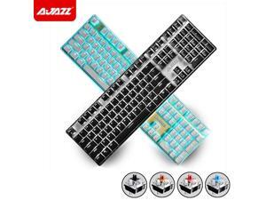 108 Keys Ajazz AK33i Wired LED Backlit Usb Ergonomic Mechanical Gaming Keyboard 108 Keys Ajazz AK33i Wired LED Backlit Usb Ergonomic Mechanical Gaming Keyboard