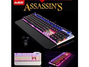 Ajazz Assassin's AK35 Black Blue Switch 107 Keys Mechanical Pro Gaming Keyboard Ajazz Assassin's AK35 Black Blue Switch 107 Keys Mechanical Pro Gaming Keyboard