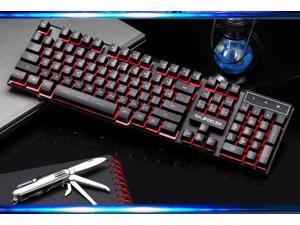 Three Color Backlit Cyborg Soldier Ergonomic Usb Gaming Keyboard Blue/Red/Purple Three Color Backlit Cyborg Soldier Ergonomic Usb Gaming Keyboard Blue/Red/Purple
